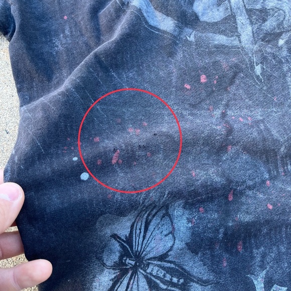 VINTAGE 00’S LAMB OF GOD GOTHIC THRASHED FADED T-SHIRT - Picture 14 of 16